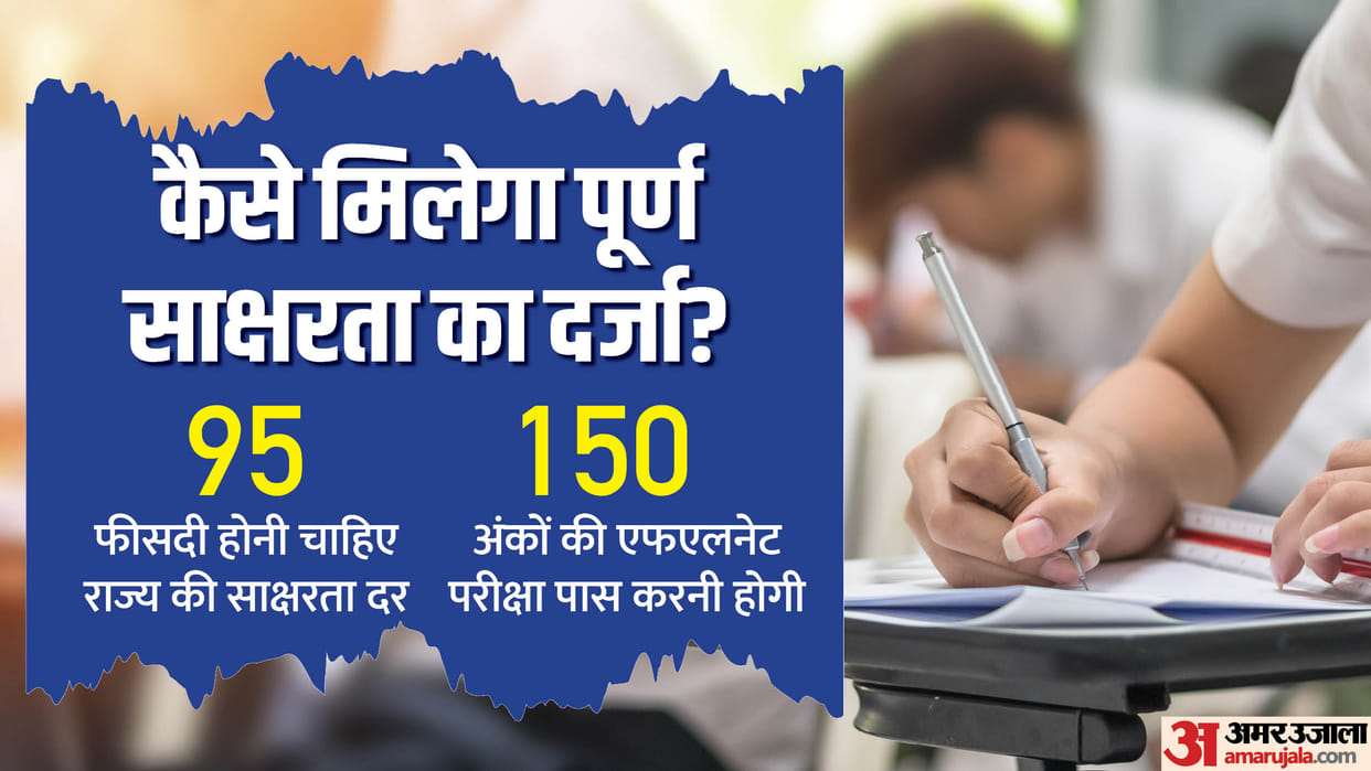 Education: The government has set the target of making India completely literate in the next six years, Read h