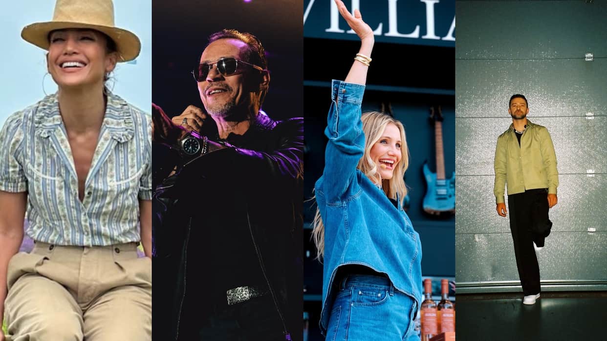 Celeb Couples Who Had Work Together After separation Jennifer Lopez Marc Anthony Courteney Cox Arquette
