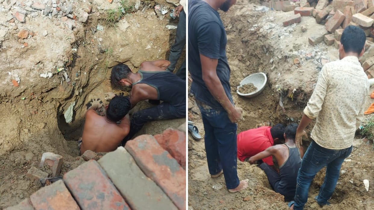 Labourer dies after wall collapses body taken out using JCB how will family survive now