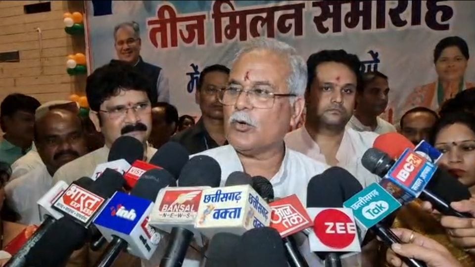 Former Chief Minister Bhupesh accused the BJP government Chhattisgarh