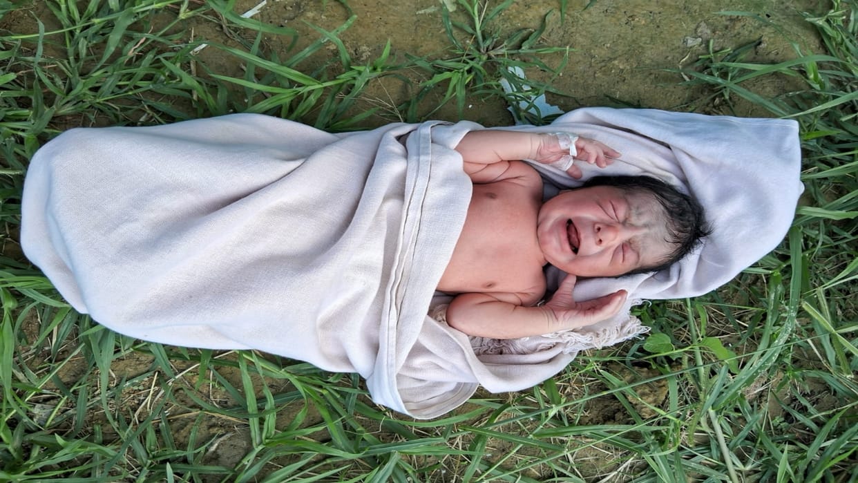 Bharatpur News: Motherhood embarrassed after finding a newborn in the forest, admitted to the infant ward