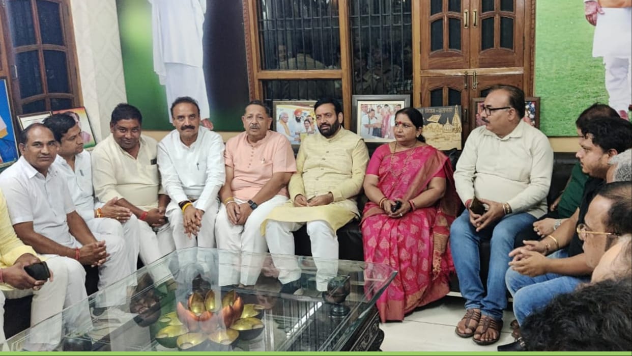 Haryana: CM Nayab Saini reached former mayor of Karnal