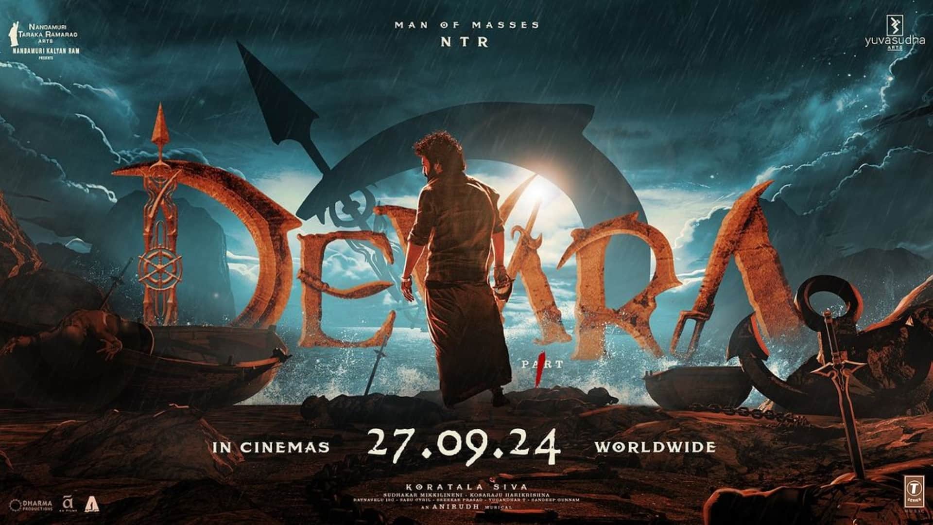 Devara new song Ayudha Pooja opening track to release next week featuring jr ntr janhvi kapoor saif ali khan