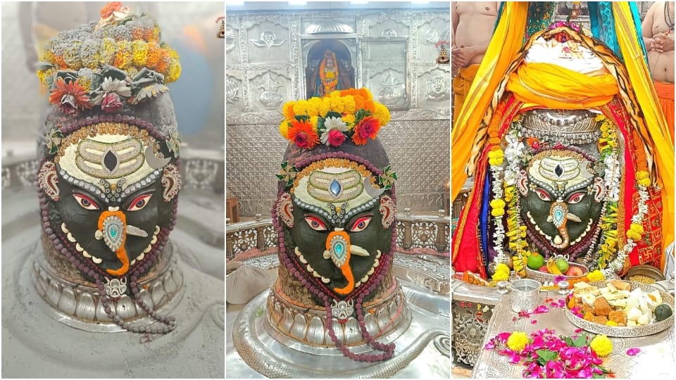 Ujjain News: Baba Mahakal dressed in the form of Lord Ganesha in Bhasma Aarti