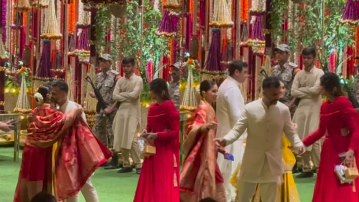 Ambani family Ganesh Chaturthi celebration a video of Bhumi Pednekar went viral Ignoring Sonam Kapoor