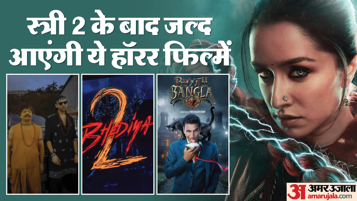 Upcoming Bollywood Horror comdey Films Stree 3 Bhediya 2 Bhool bhulaiya 3 Akshay kumar movie