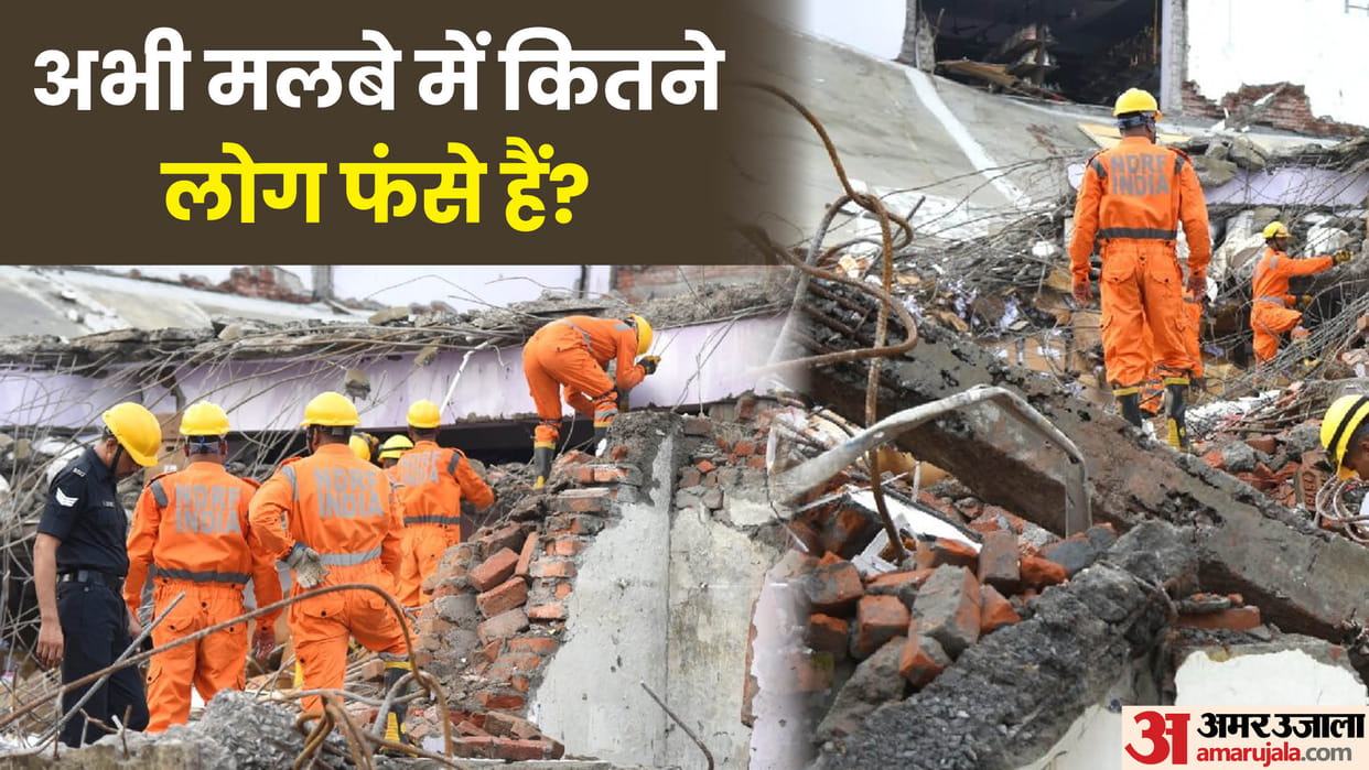 Lucknow Building Collapse 400 soldiers took charge in rescue operation with dog