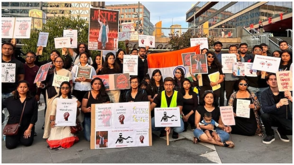 Kolkata Doctor Murder Case Protests Held Across 25 Countries Appeal For Justice News in Hindi