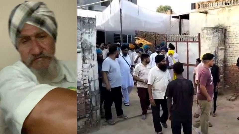 man beat his father and brother in Barnala, old man died