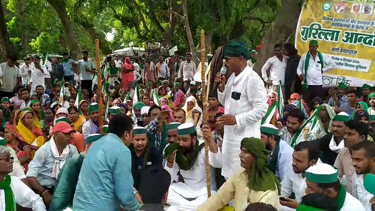 BKU started guerrilla movement regarding the problems of farmers, lashed out at the negligence of officials.