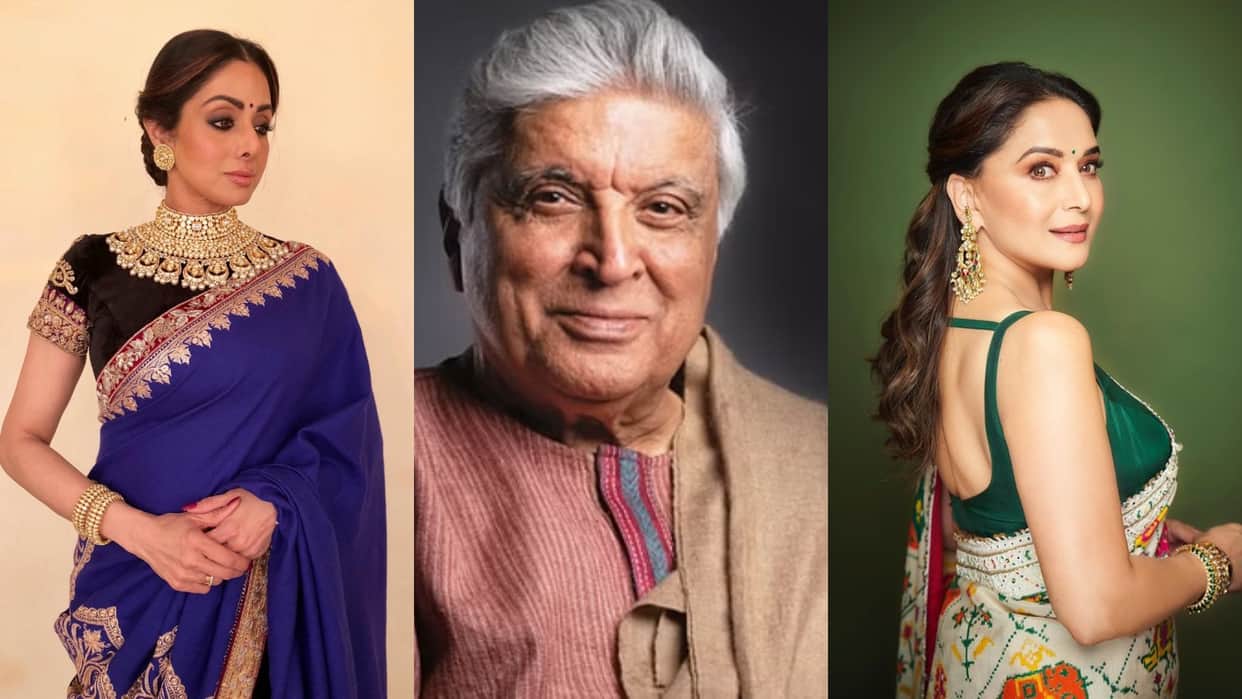 Javed Akhtar says Madhuri Dixit and Sridevi did not get strong roles like Madhubala or Nargis