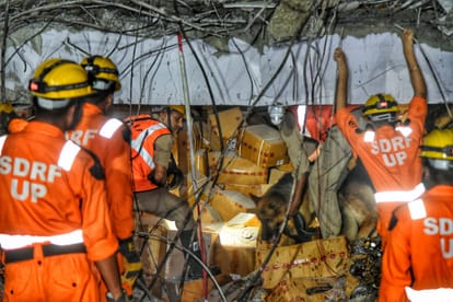 Transport Nagar accident: 50 trucks of debris have been removed so far, excavation is still going on, there is