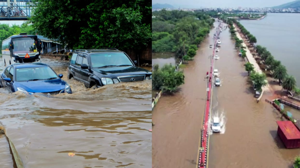 Weather Update Imd Predict Cyclone Threat in Bay of Bengal, Gujarat Andra Pradesh Flood Havoc