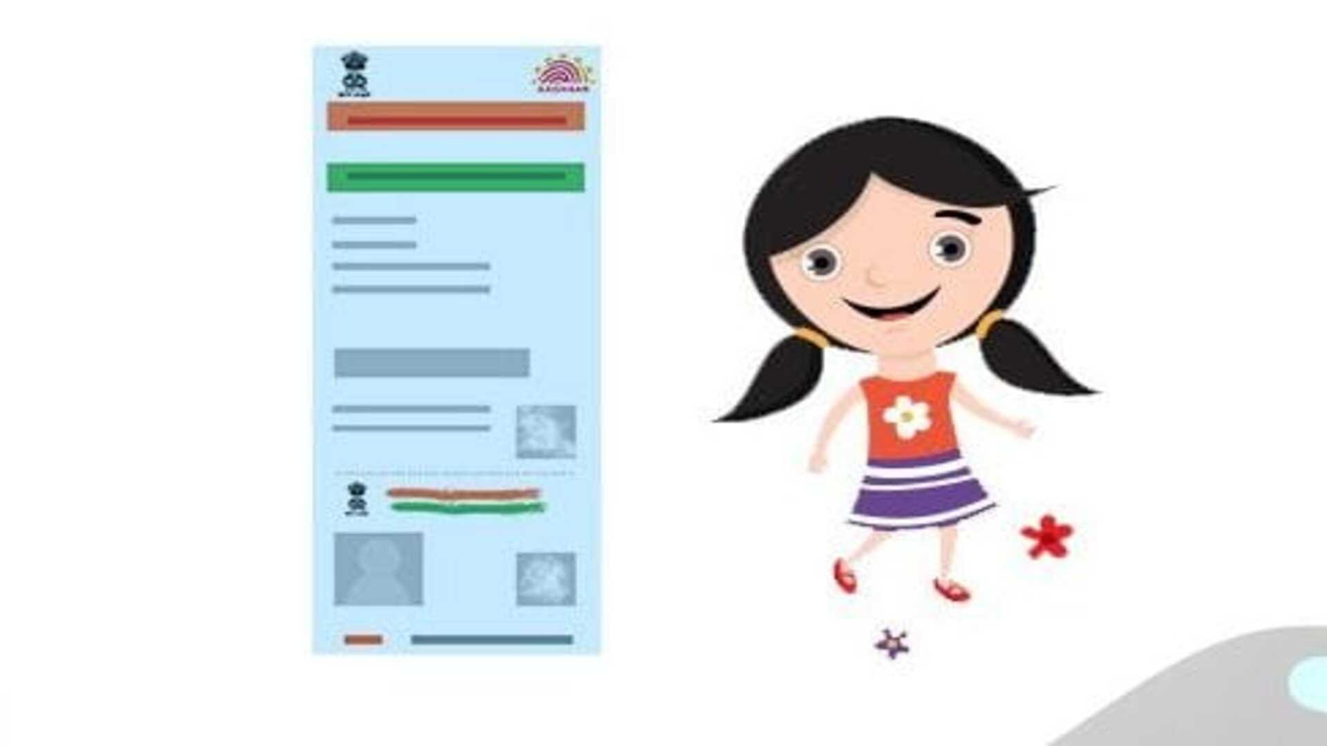 What Is Blue Aadhaar Card Know All Details Here
