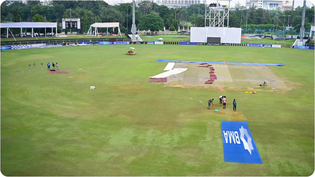New Zealand vs Afghanistan alone test match second day called off due to wet outfield ACB officers unhappy