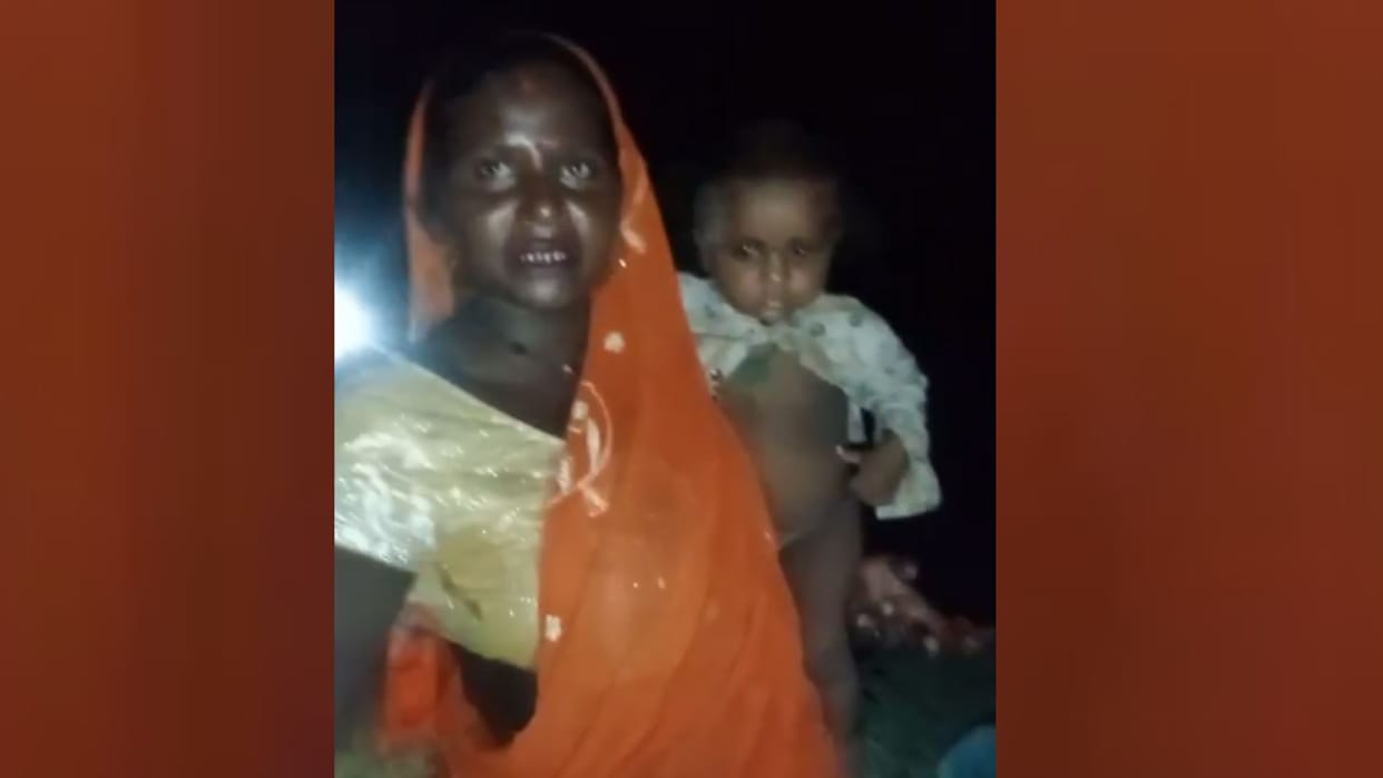 A jackol beaten to death when he attacks on a mother and son in Bahraich.