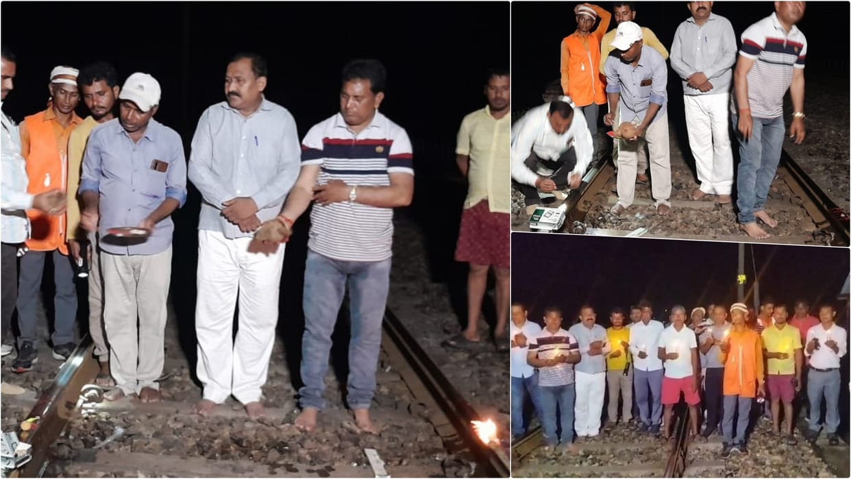 Bihar News: 22nd anniversary of Rajdhani train accident celebrated in Aurangabad, tribute paid to dead