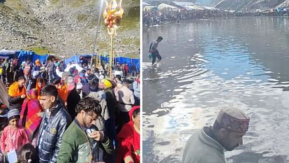 Himachal News Nearly six lakh devotees took a dip in the holy Dal Lake know what is the belief