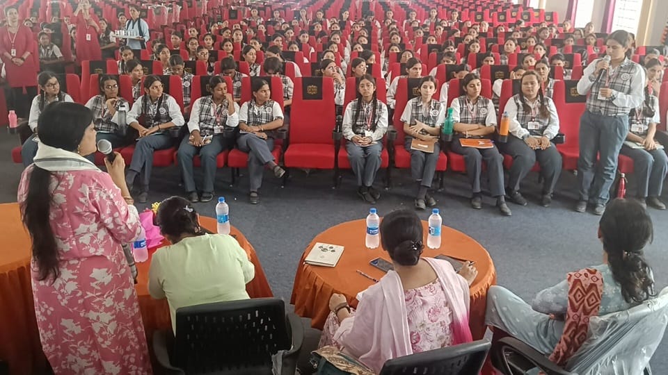 workshop related to violence against women organized in Universal Convent School Haldwani