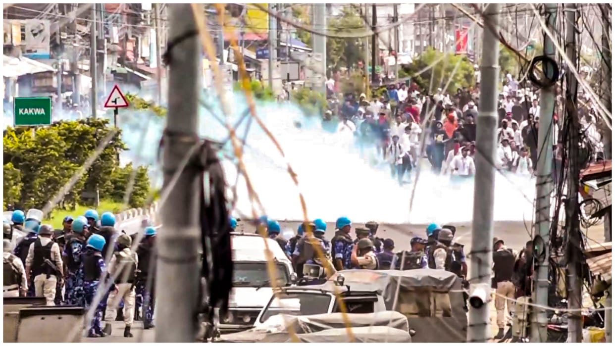 Manipur violence BJP led NDA MLAs meeting kuki militants state government news in hindi