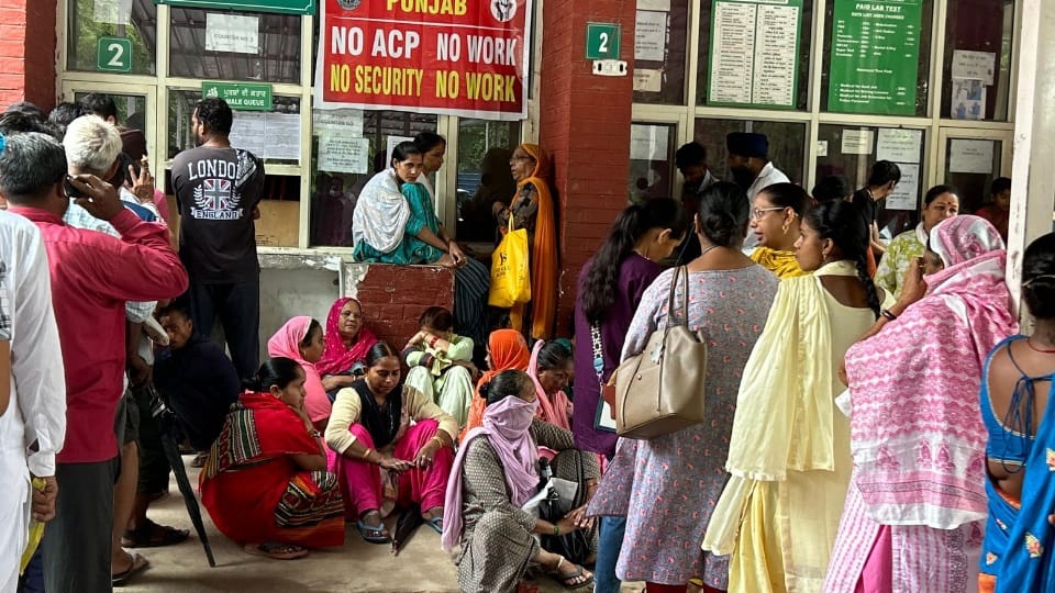 Strike of doctors in government hospitals in Punjab continues