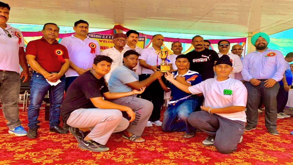 Four students of Government Senior Secondary School, Nagarota Surian won four gold medals in wrestling