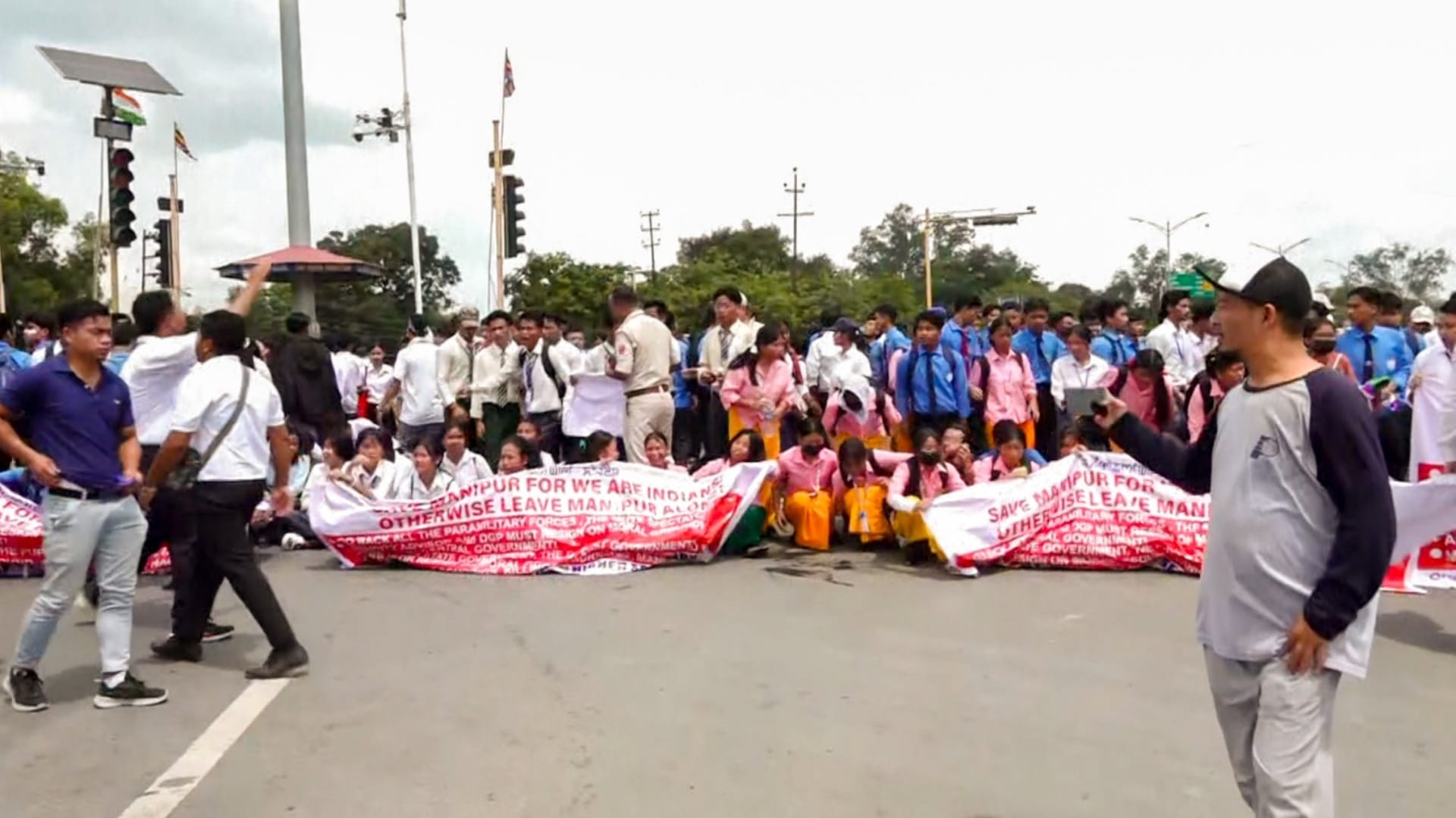Prohibitory orders imposed in three Manipur districts following student protests
