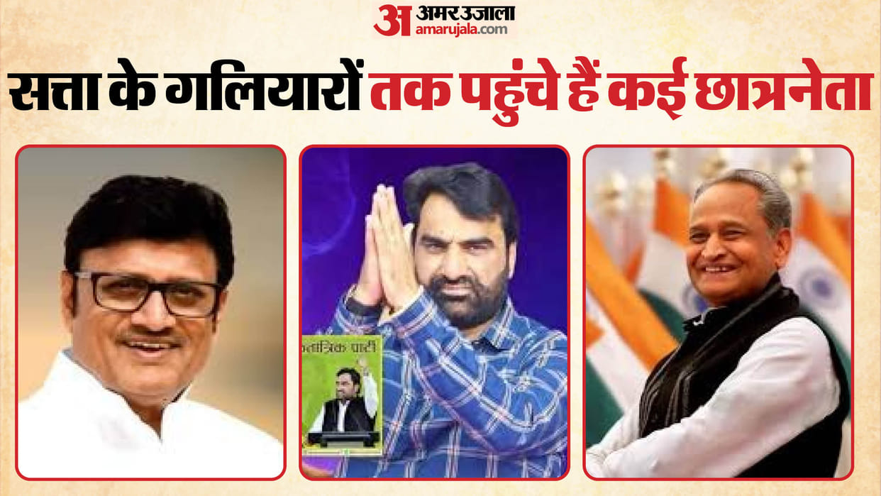 Rajasthan: There was a stir regarding student union election, student leaders have reached important positions