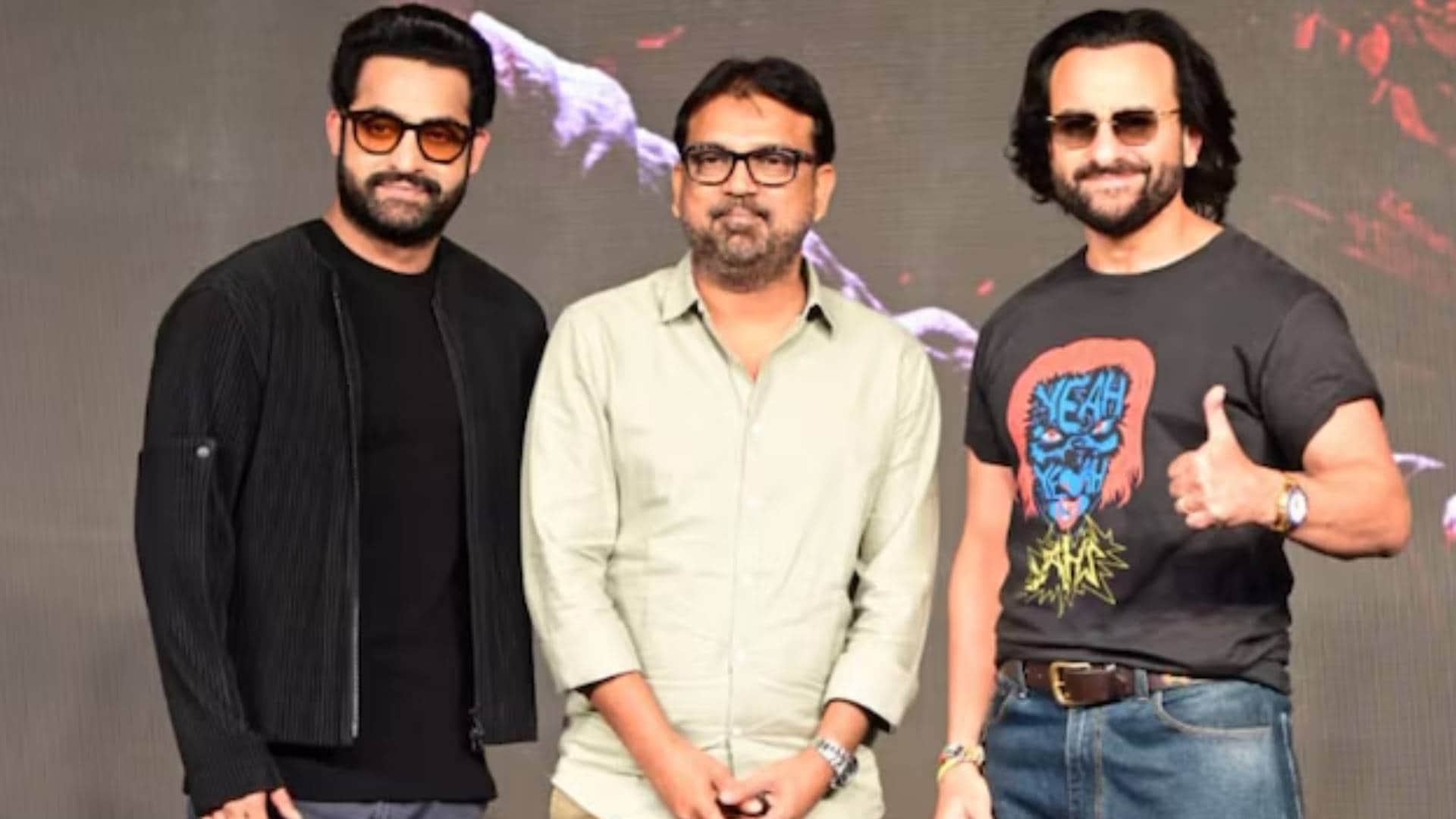 Devara Trailer released launch event jr ntr janhvi kapoor karan johar saif ali khan alia bhatt Koratala Siva