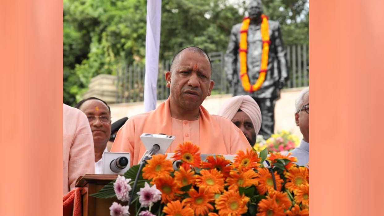 CM Yogi Adityanath paid tribute to first CM of Uttar Pradesh Pt Govind Vallabh Pant.