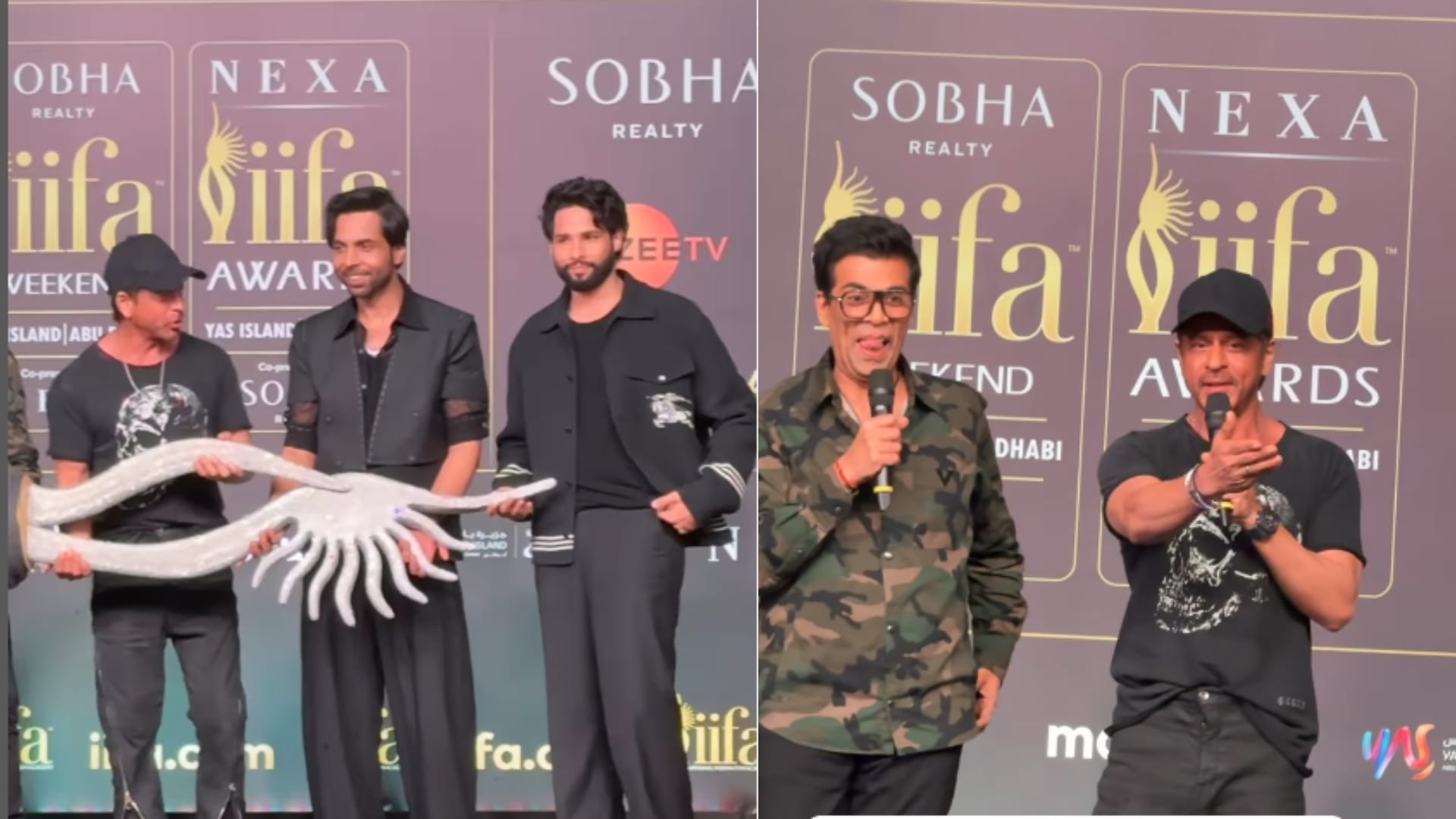 Iifa 2024 Shahrukh Khan Poked Fun At Karan Johar And Praises Abhishek