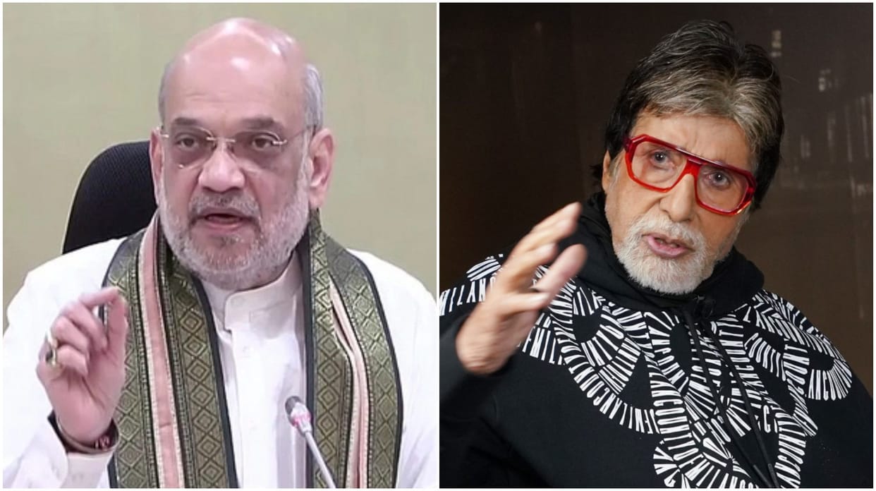 Amit Shah thanks Amitabh Bachchan for joining cyber security awareness campaign news in hindi