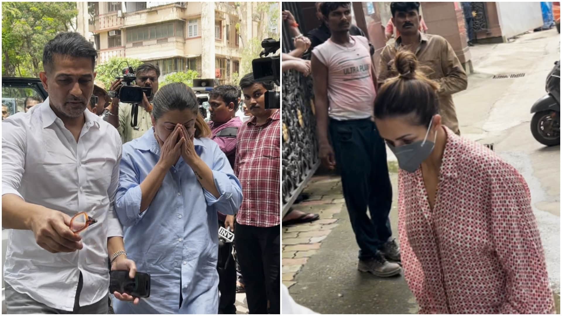 Amrita Arora was spotted visiting father Anil Mehta Before His Suicide Netizens says Life Is Unpredictable