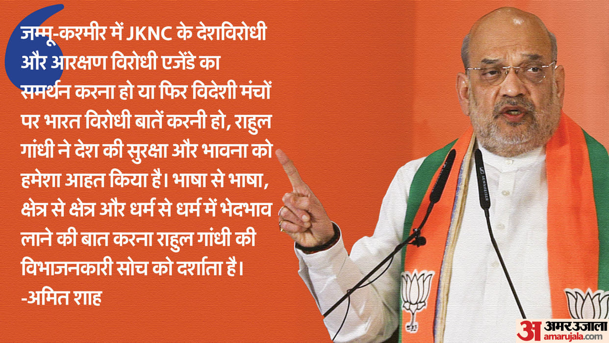 Amit Shah rajnath singh reacts on Rahul Gandhi quota remarks news in hindi