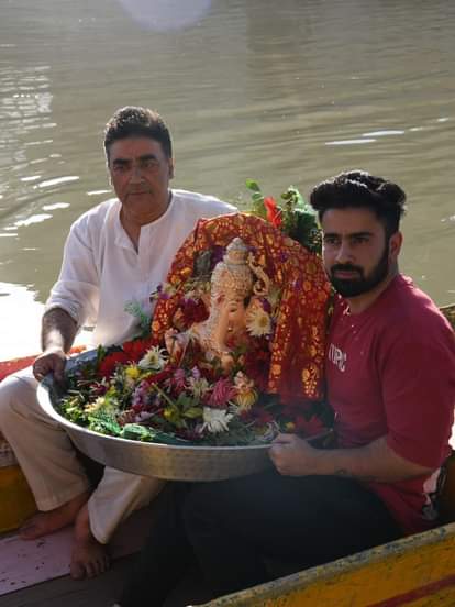 गणेश प्रतिमा विसर्जन