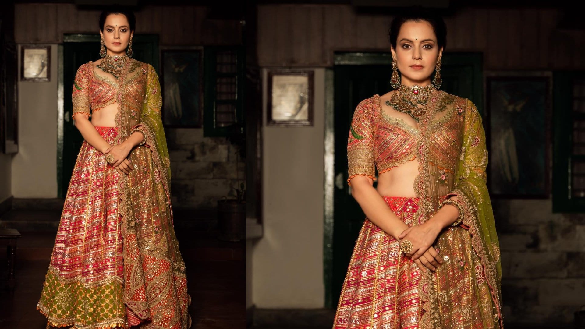 Shardiya Navratri 2024 latest lehenga design for garba night