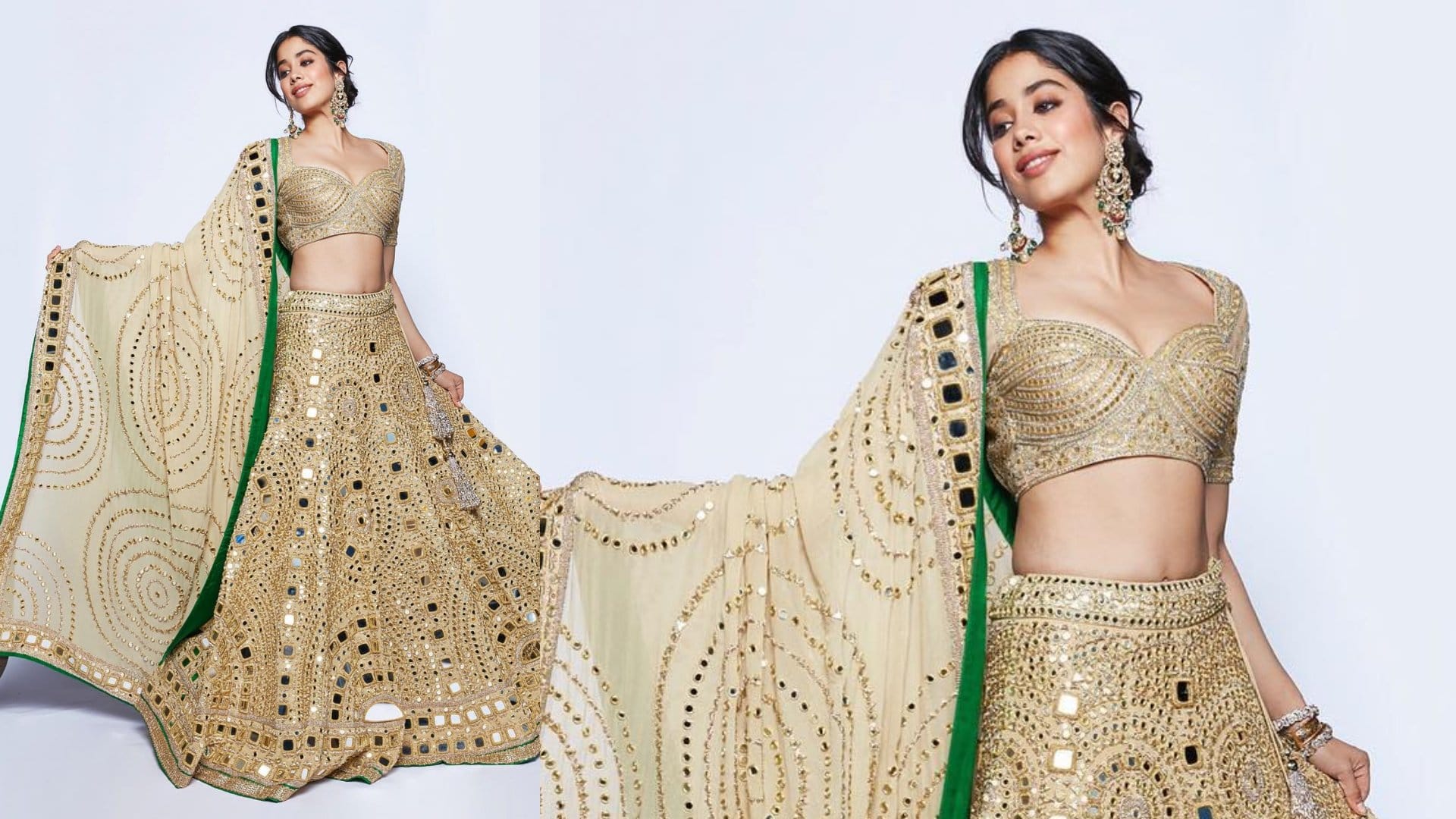 Shardiya Navratri 2024 latest lehenga design for garba night