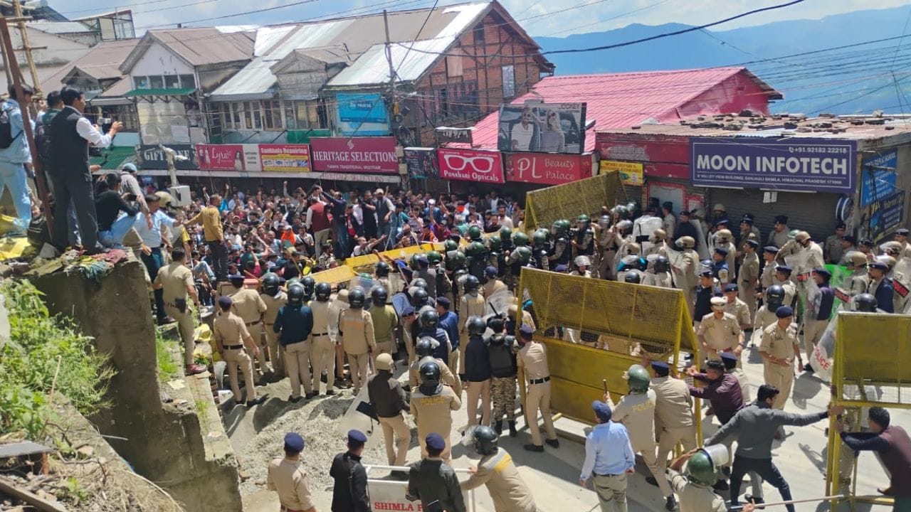 Himachal Shimla Masjid Controversy Protest Hindu Organizations Sanjauli Mosque Dispute