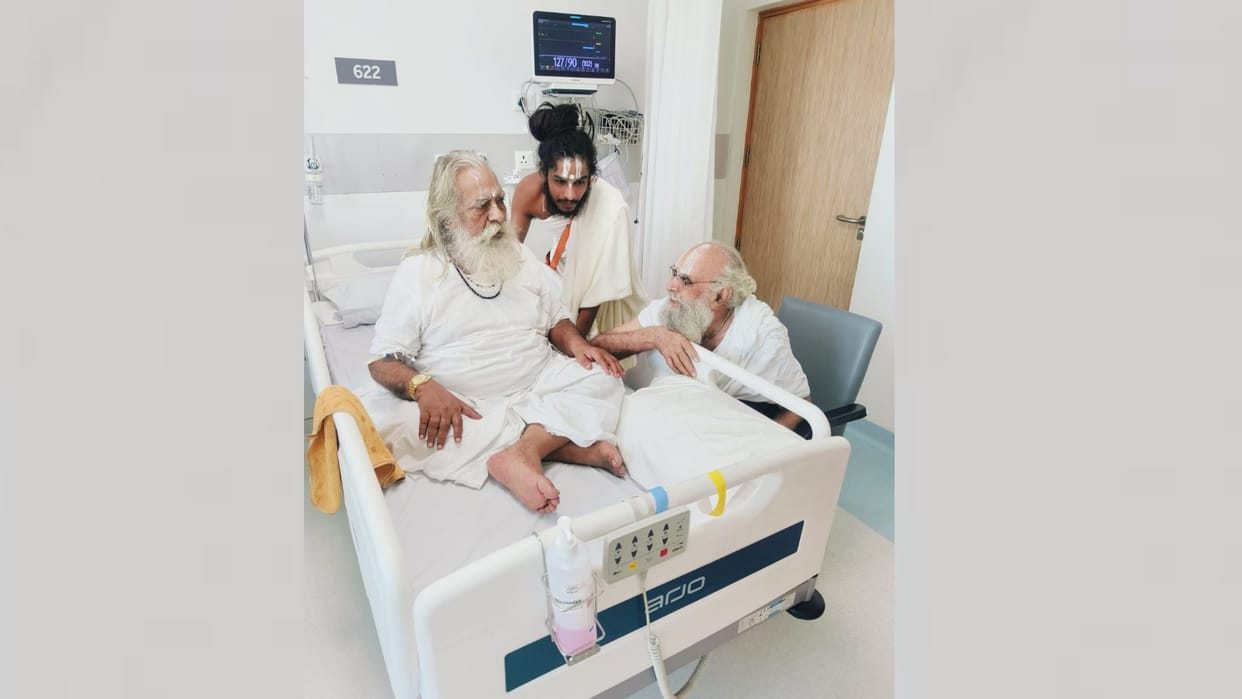Mahant Nritya Gopal Das in ICU but getting improve.