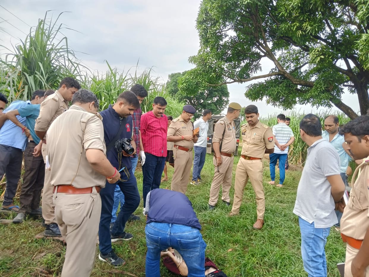 Meerut: Sensation due to finding the blood-soaked body of a young man in Rohta, he had gone to the farm