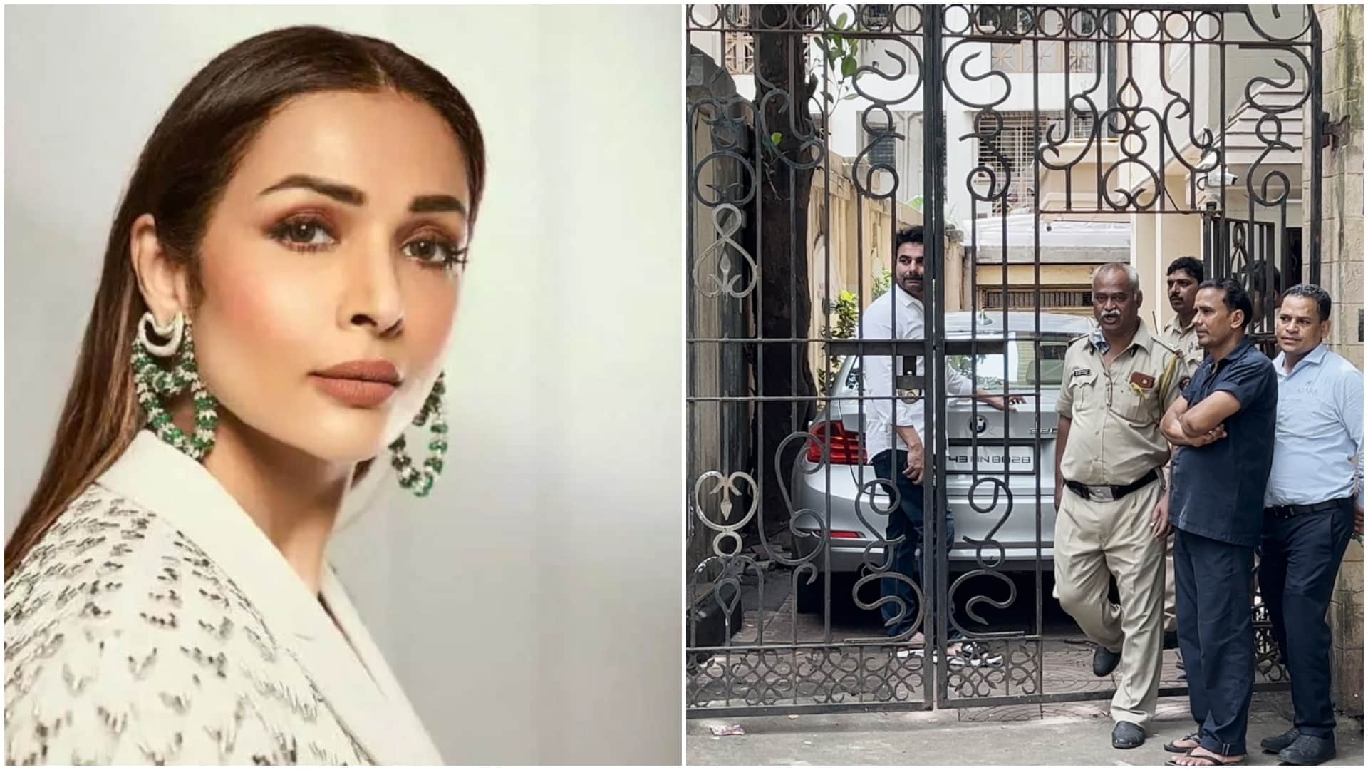 arbaaz khan reached at ex wife arora mother house after demise of malaikas father anil arora