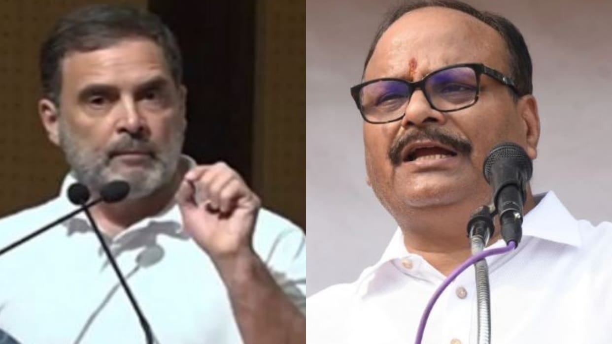 Deputy CM Brajesh Pathak targeted Rahul Gandhi for praising China in Shahjahanpur