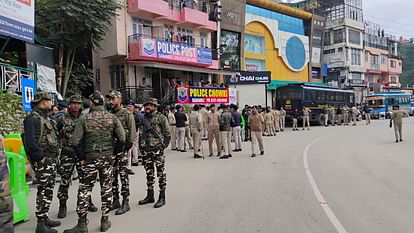 Shimla Sanjauli Masjid Case Heavy police force deployed in Sanjauli in view of protest by Hindu organizations