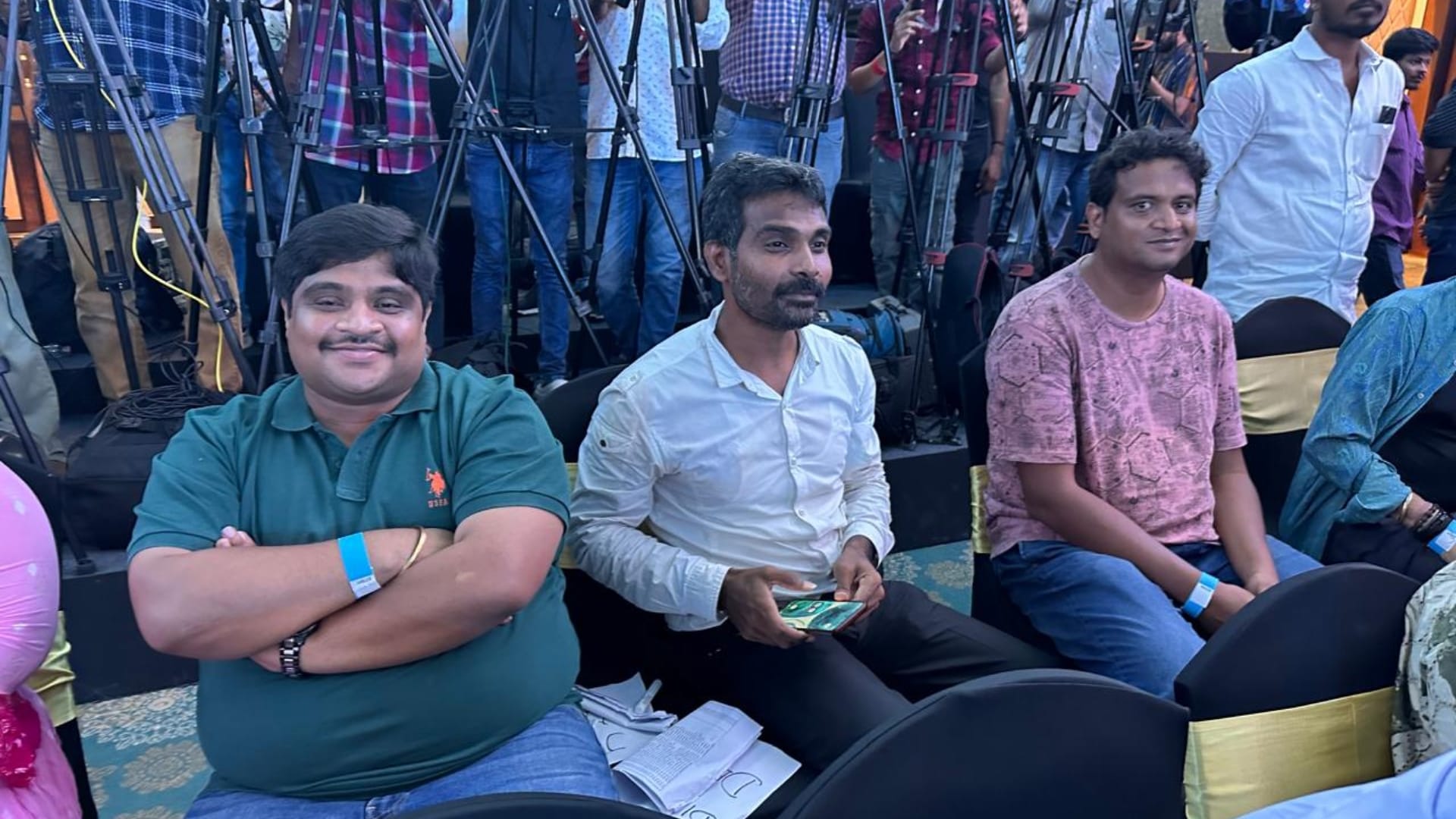 Manhandling of film journalists editor topic of discussion devara part 1 trailer launch Jr NTR Karan Johar