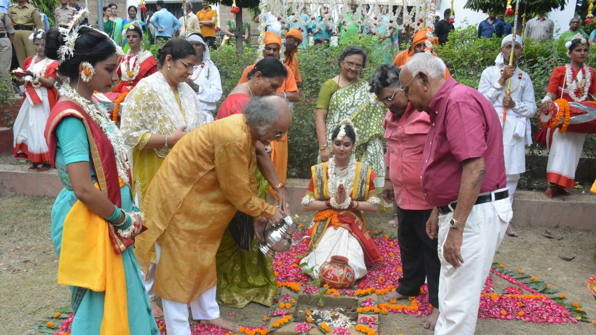 Varsha Mangal festival of Vasant Mahila Mahavidyalaya glimpse of month of Sawan