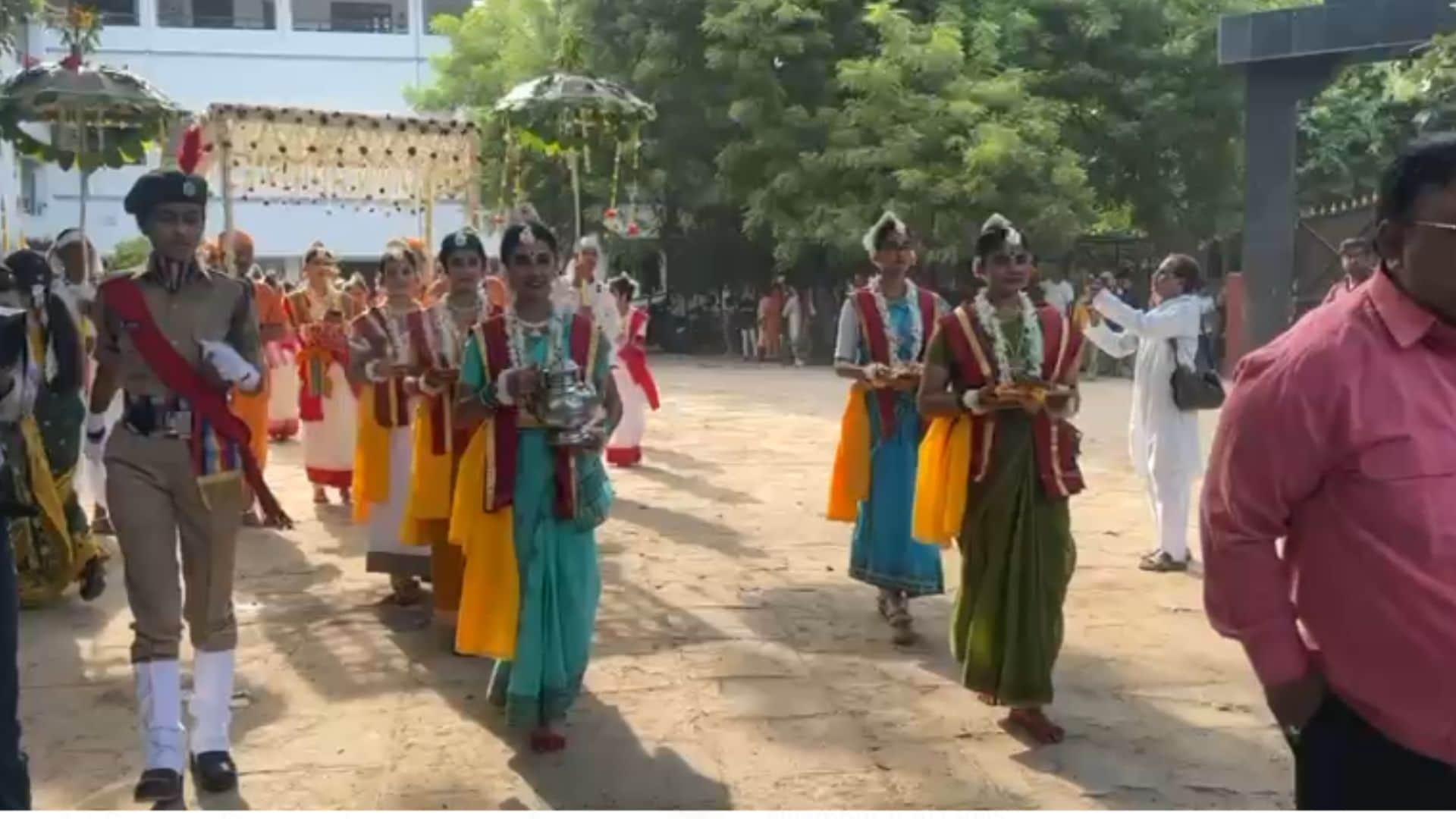 Varsha Mangal festival of Vasant Mahila Mahavidyalaya glimpse of month of Sawan