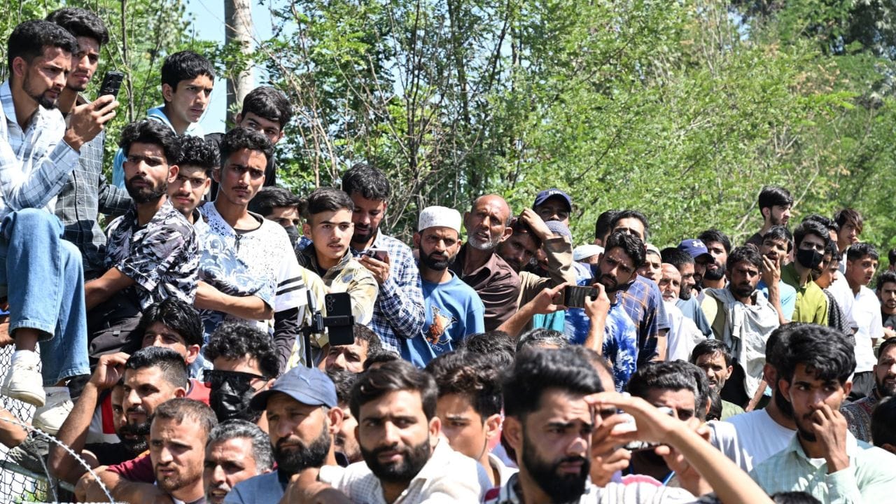 Jammu & Kashmir Rashid's first rally in Baramulla after five years