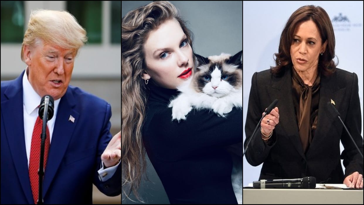 US Presidential election Trump lashes out at Taylor Swift news in hindi