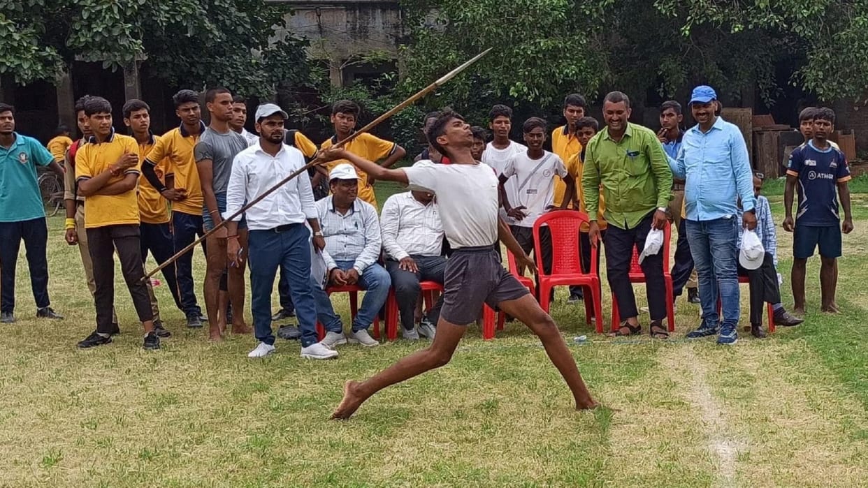 Aman won athletics competition by throwing javelin many meters away read other news of Sports