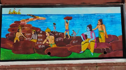 Pitru Paksha: Mithila will do Mithila painting on the walls of Gayaji Path, childhood pastimes of Ram-Krishna.